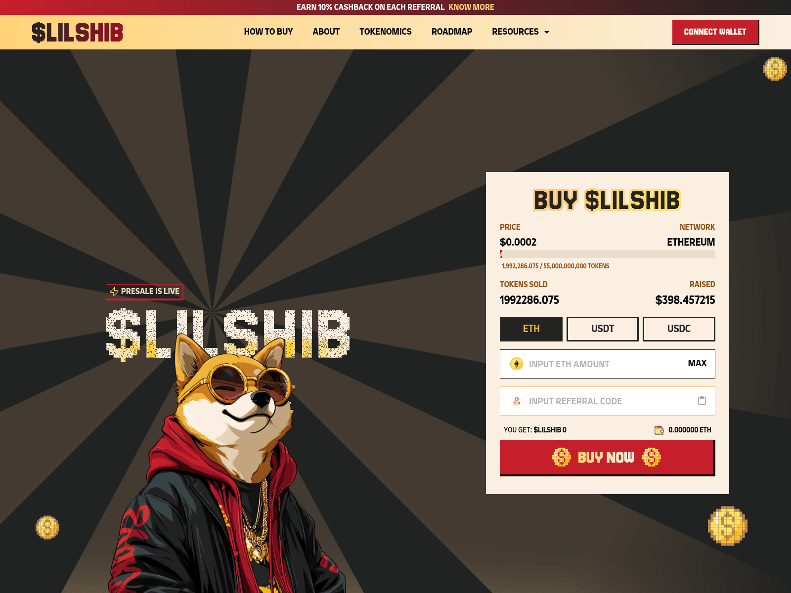 Screenshot of lilshib.com