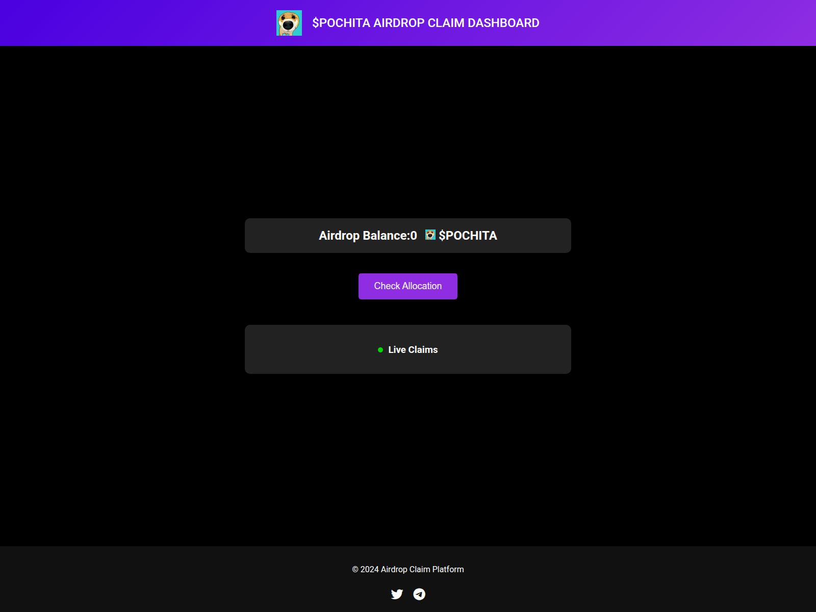 Screenshot of claimpochita.pages.dev