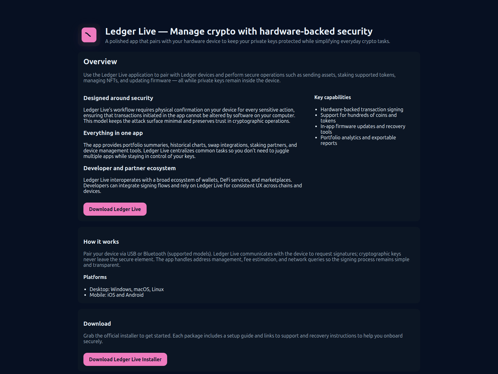 Screenshot of bx-ledger-live.pages.dev