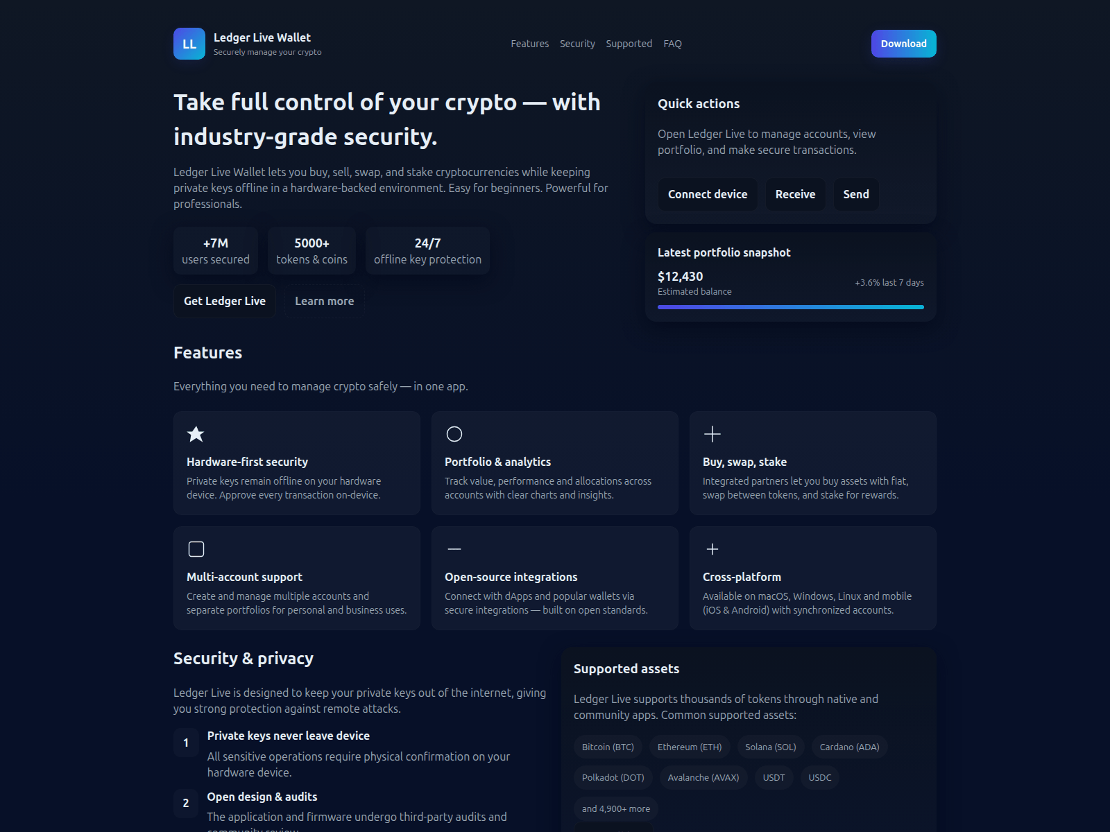Screenshot of support-liveledgre.pages.dev