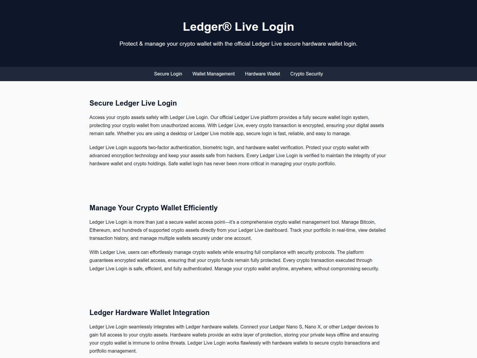Screenshot of ledge-live-login-info.pages.dev