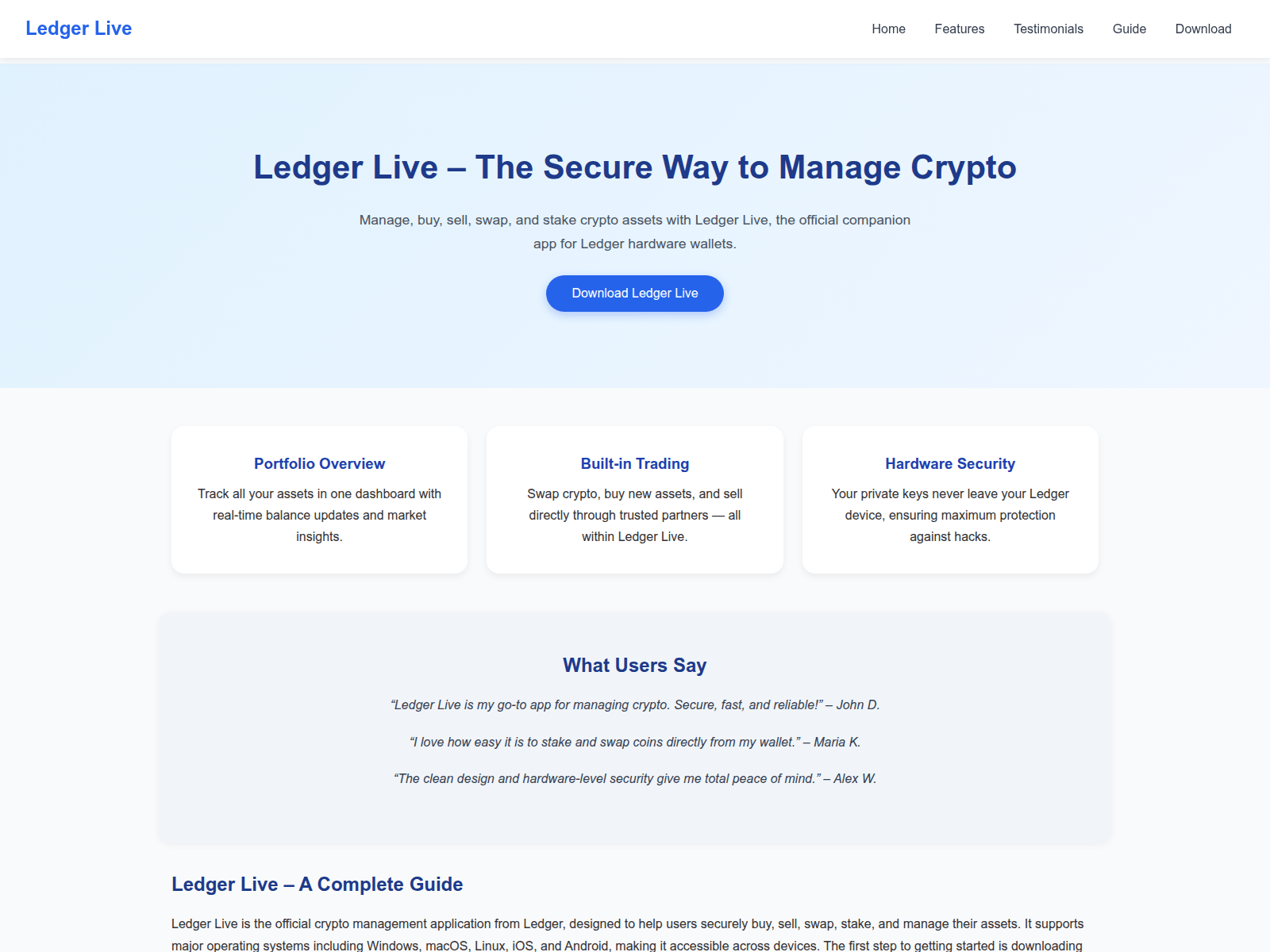 Screenshot of sso-ledger-livee.pages.dev