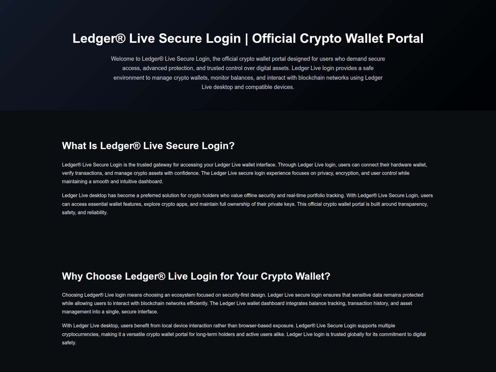 Screenshot of ledge-live-login-access.pages.dev