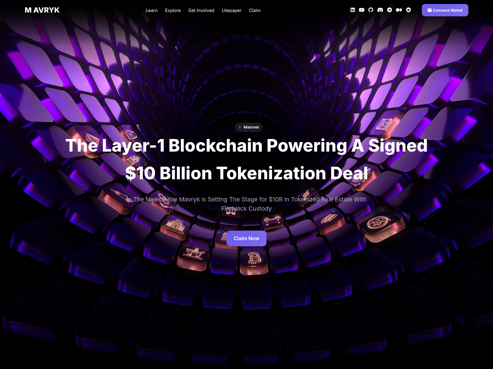 Screenshot of mavrykk.xyz