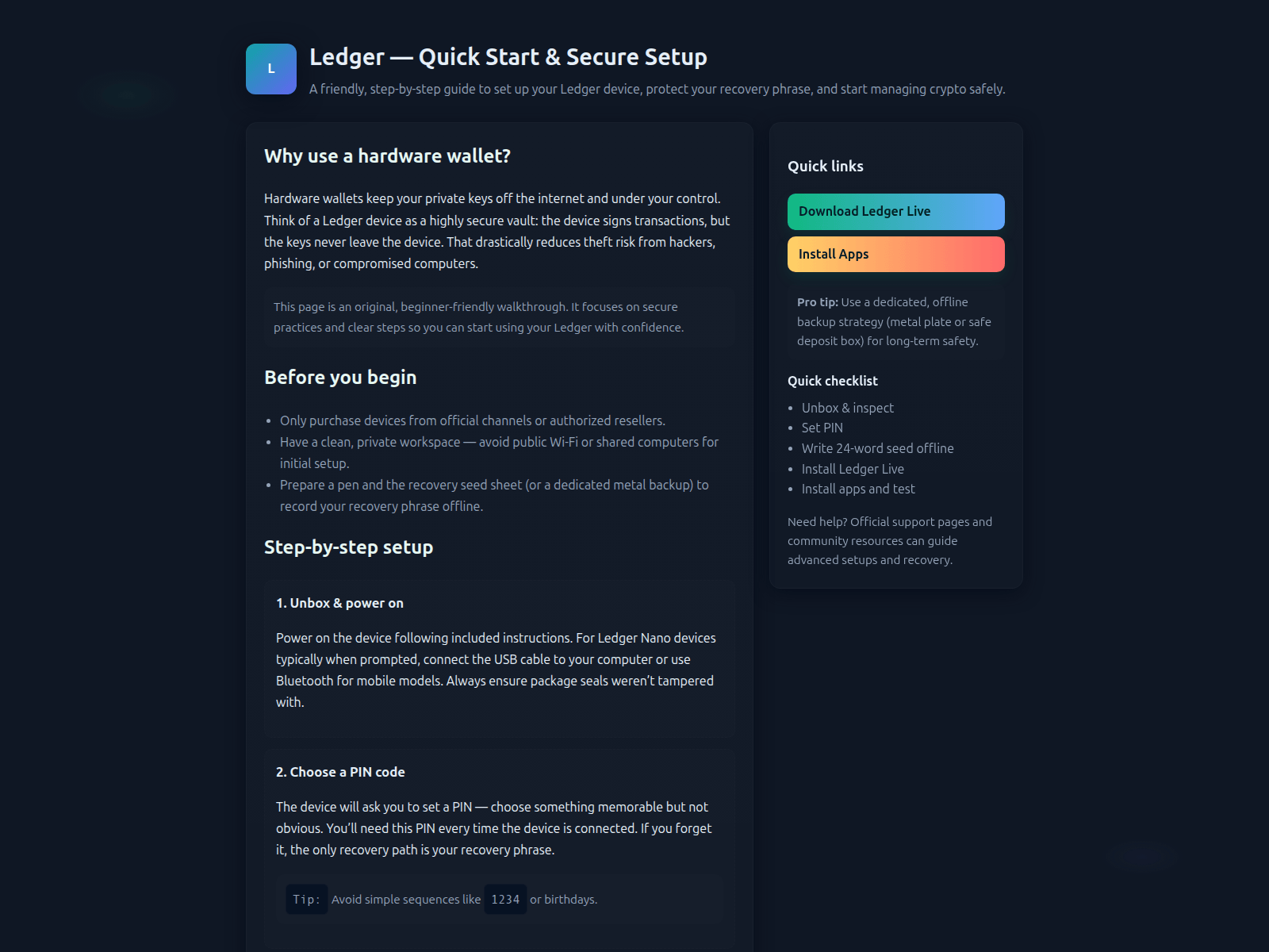 Screenshot of ledger-us-app-com-start-cne.pages.dev