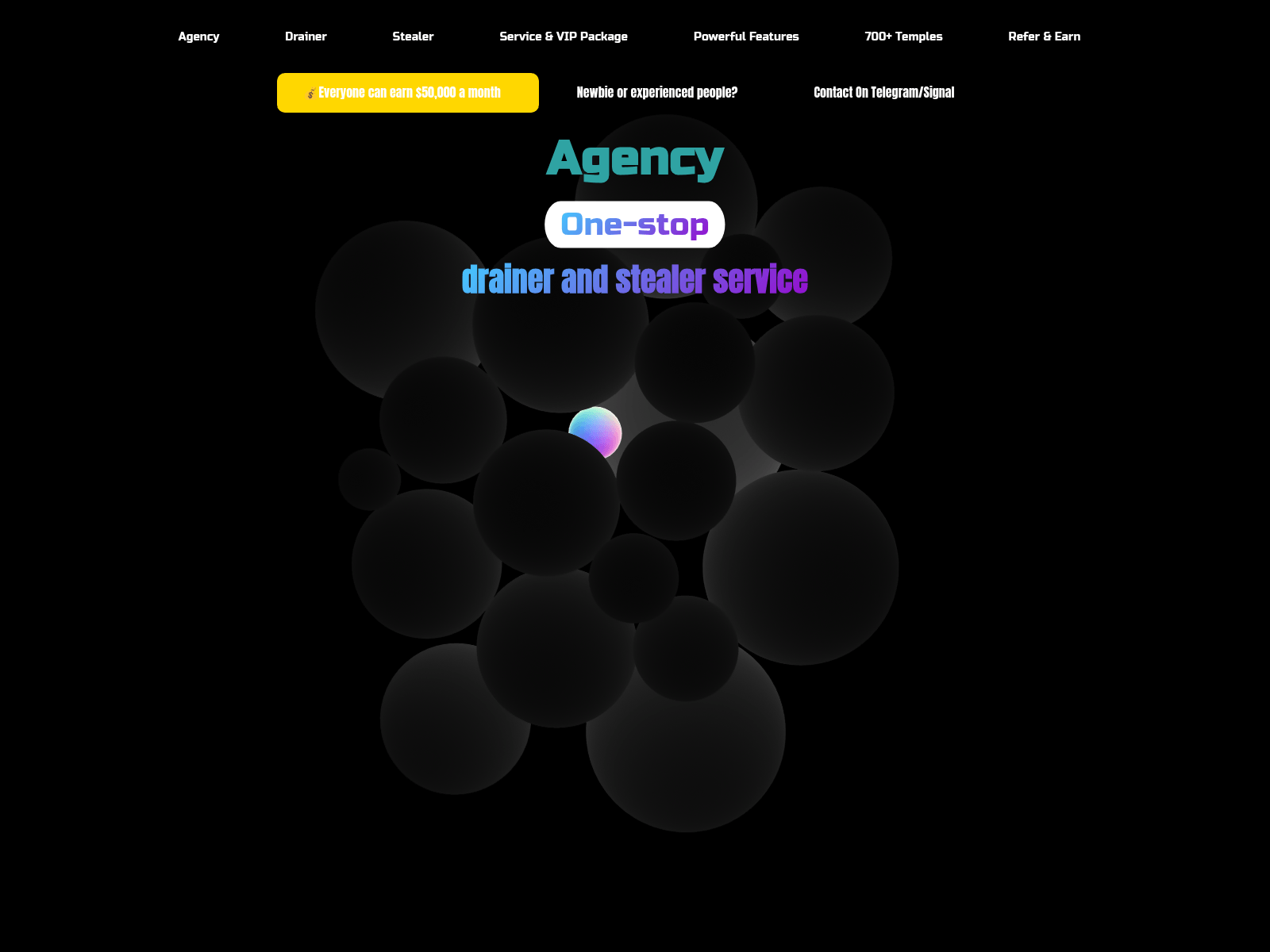 Forensic screenshot of cryptodraineragent.pages.dev