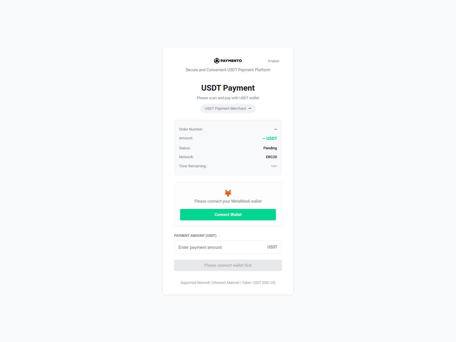 Screenshot of paymsnto.com