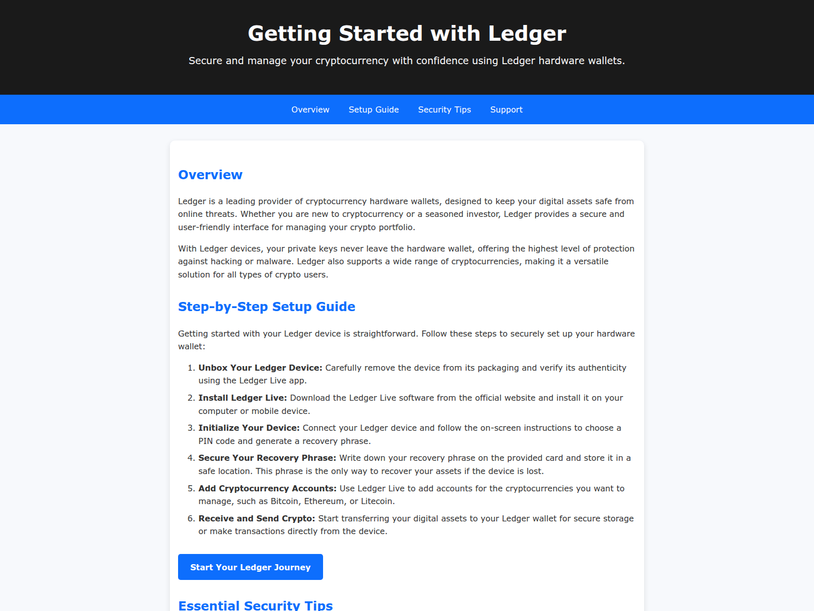 Screenshot of ledger-app-com-start.pages.dev