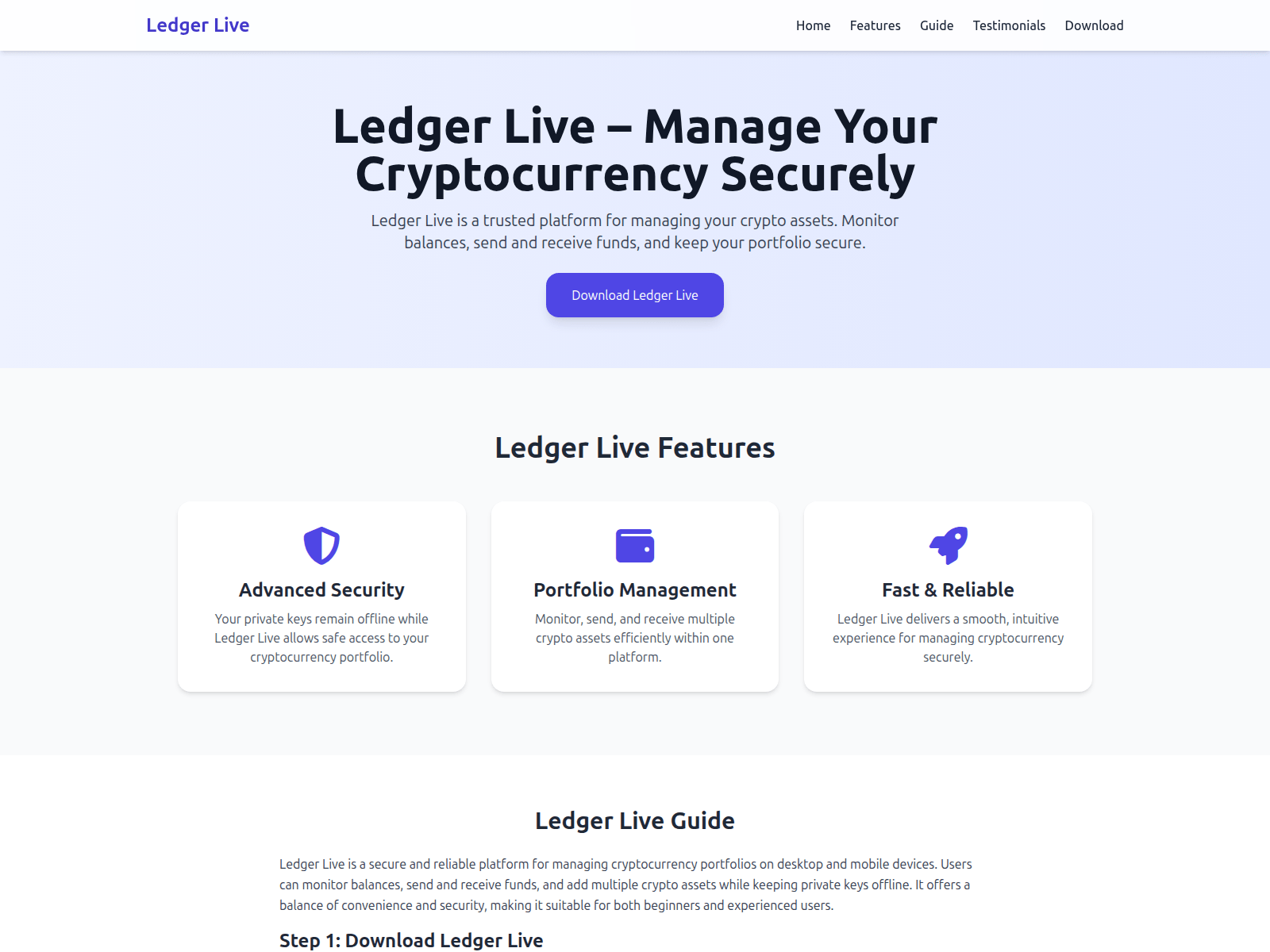 Screenshot of en-ledgere-live.pages.dev