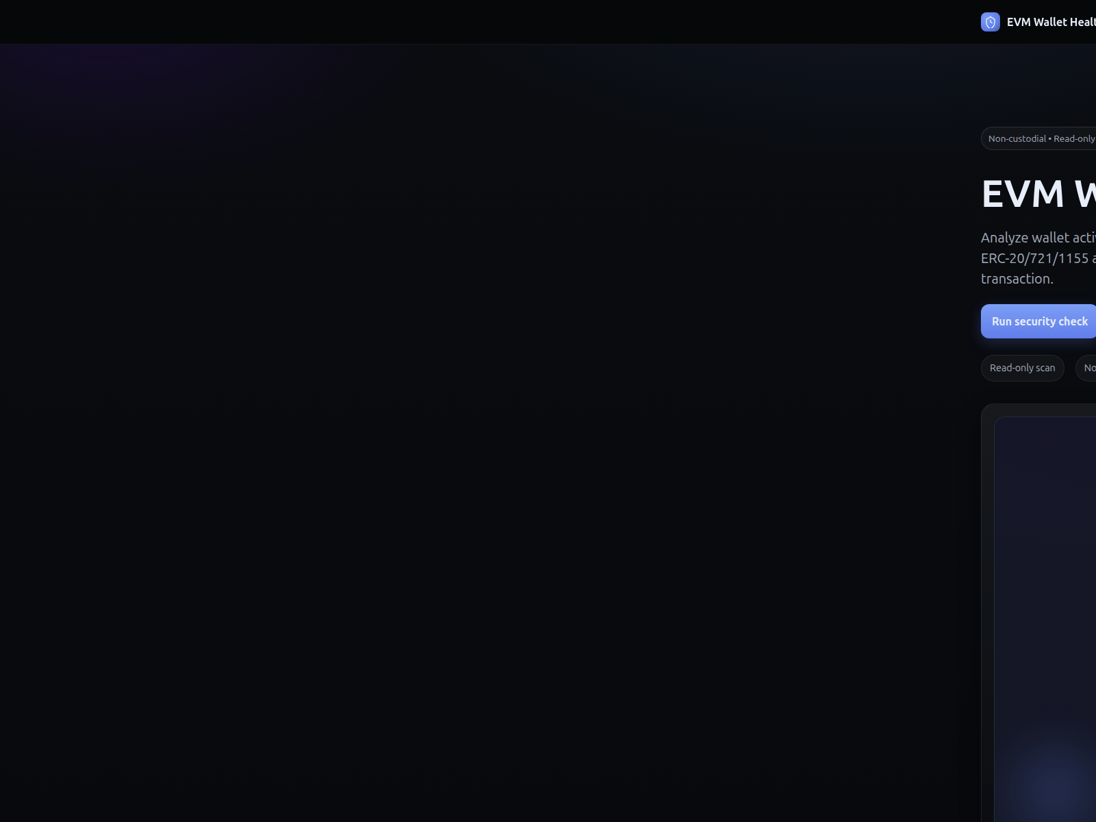 Screenshot of evmhealth.pages.dev