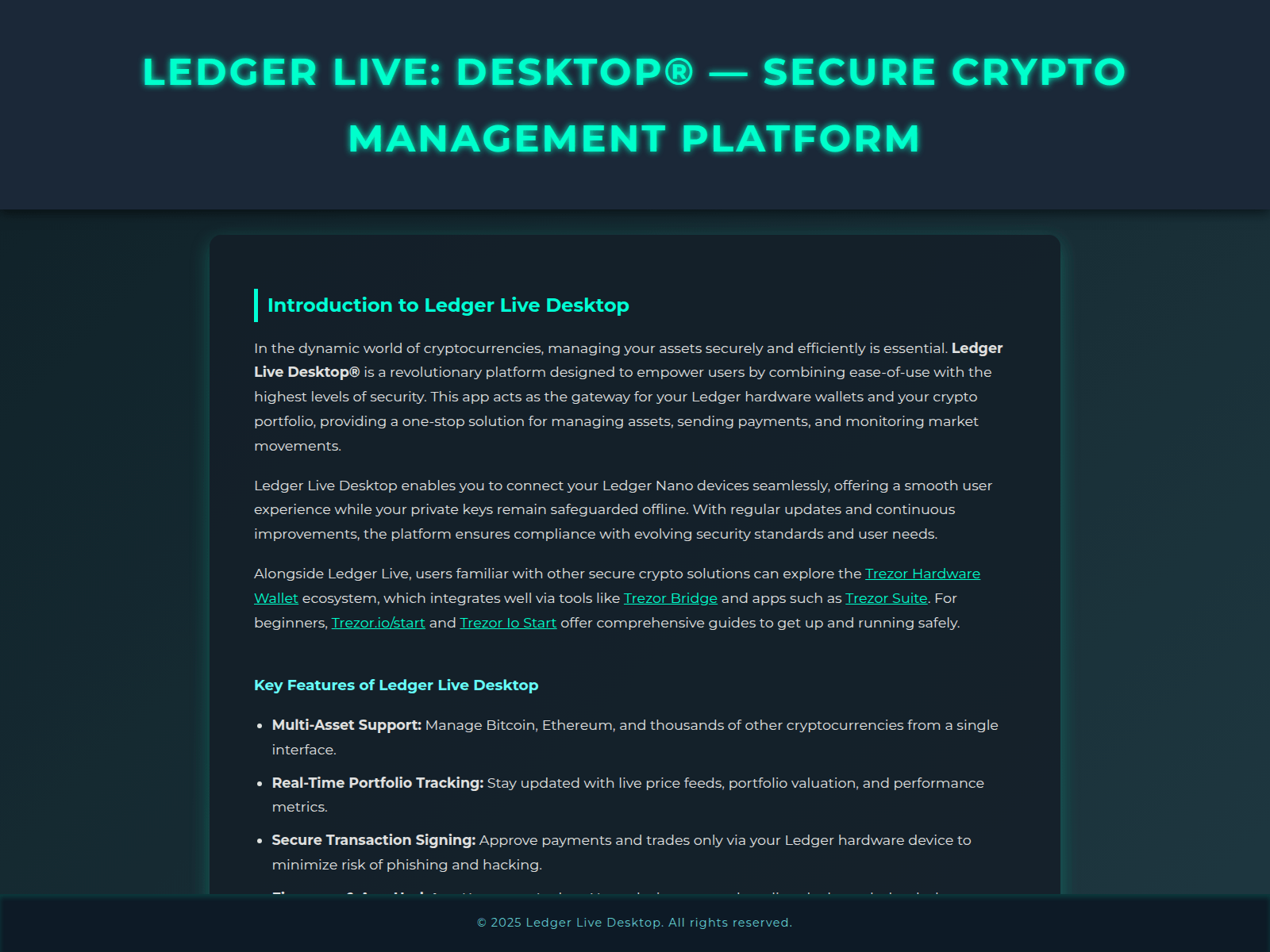 Screenshot of ledger--live-desktop.pages.dev