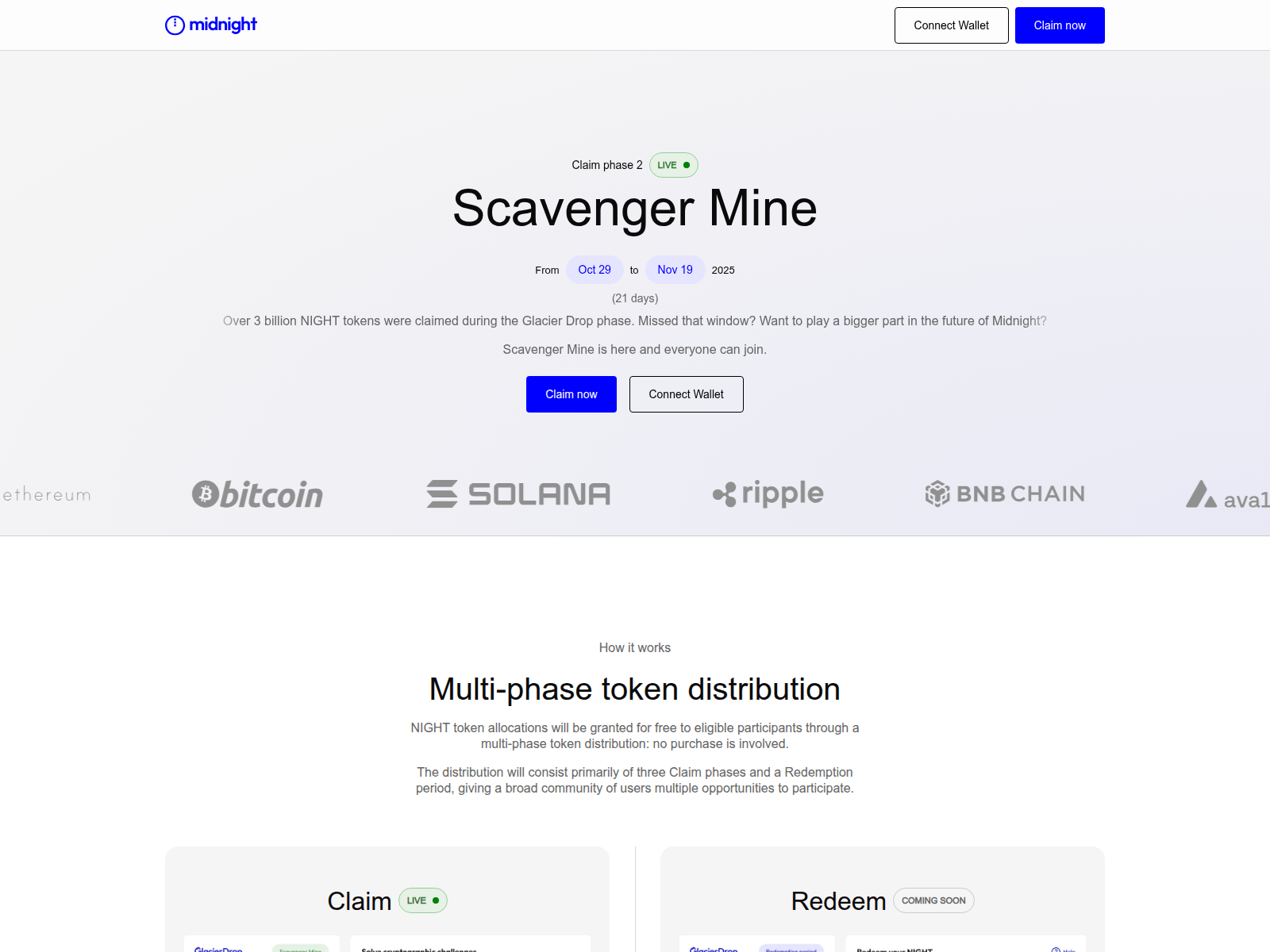 Screenshot of midnightdrops.live