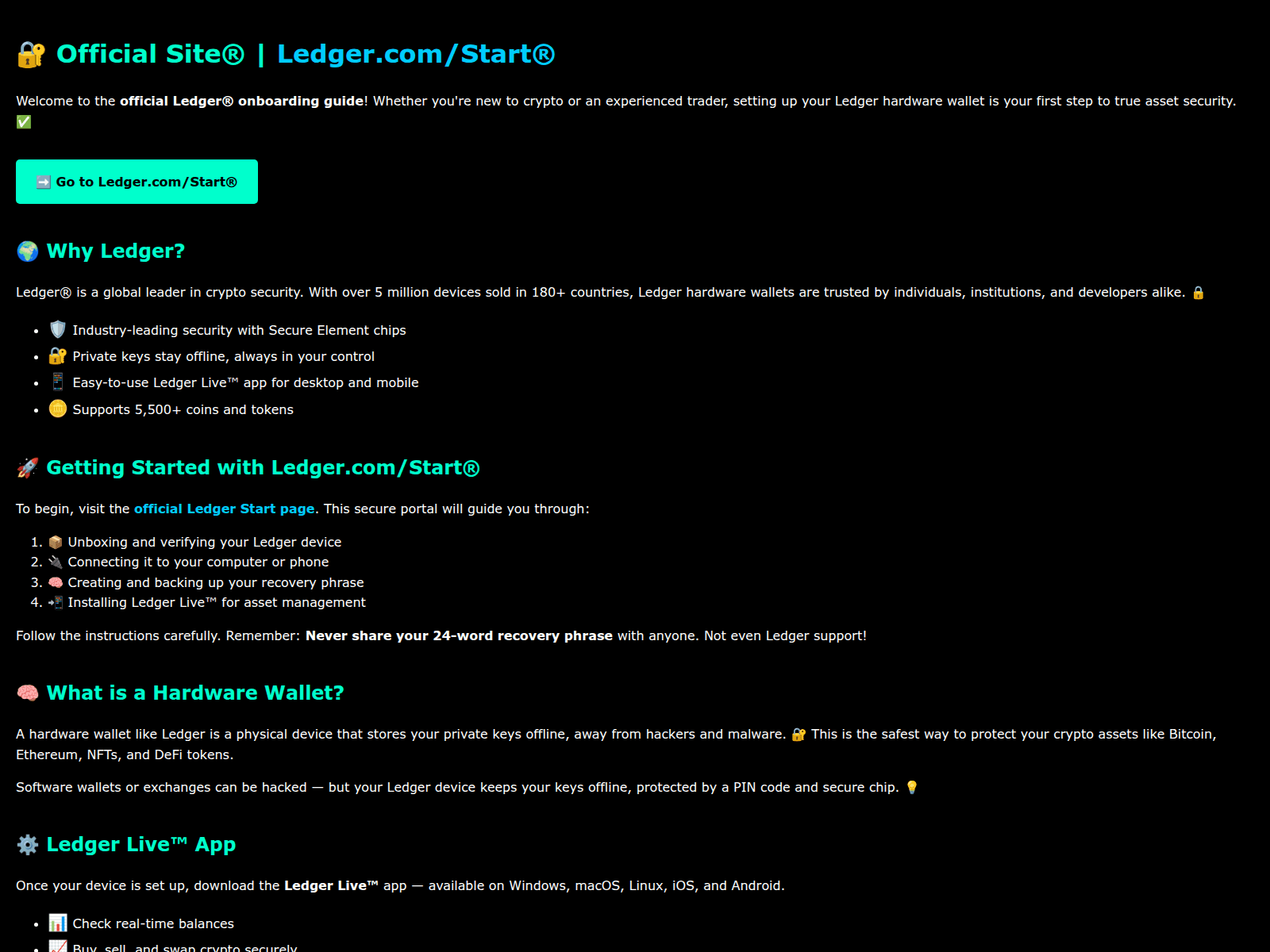 Screenshot of support-ldgr-wllet.pages.dev