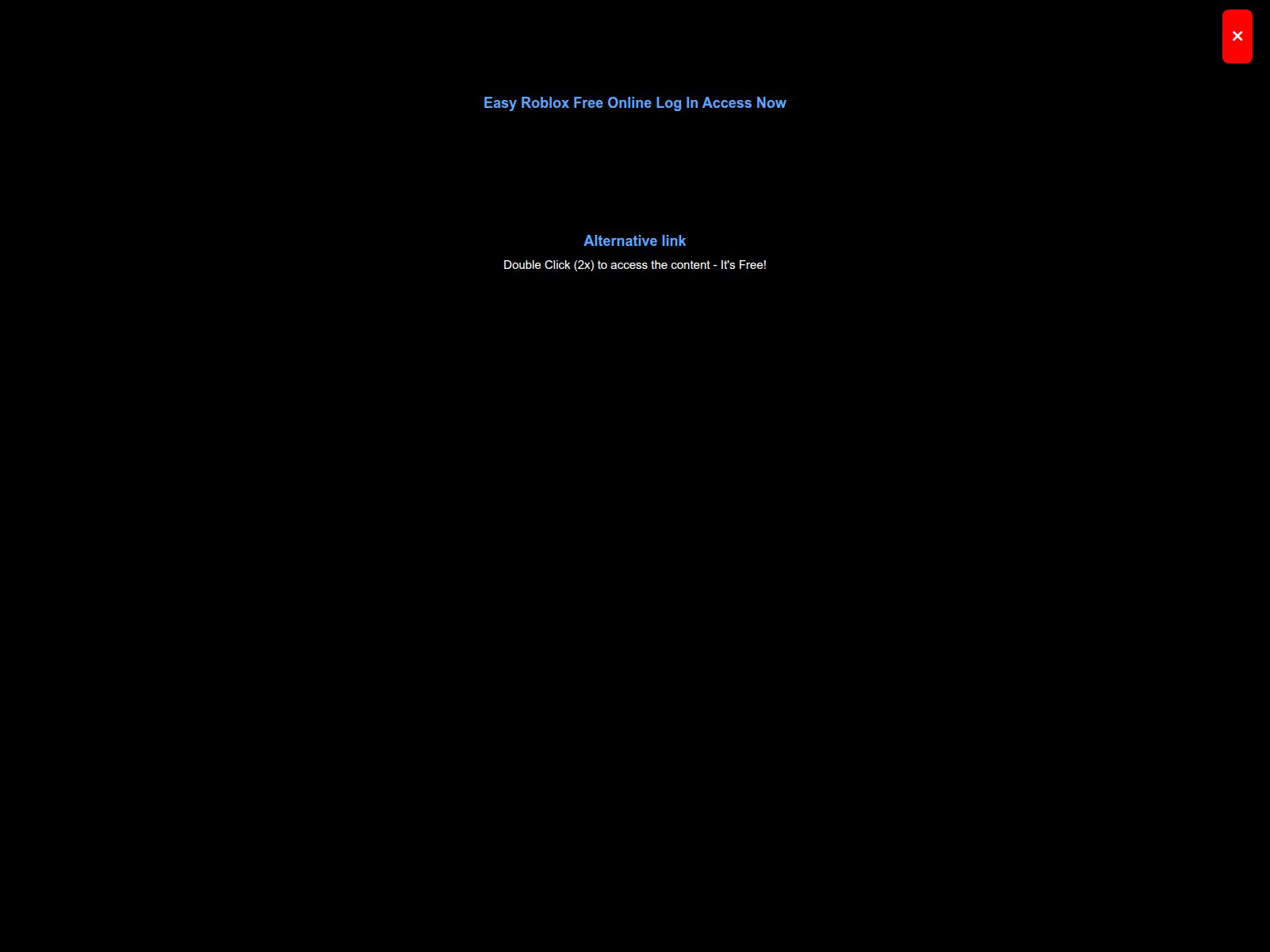 Screenshot of roblox-free-online-log-in.pages.dev