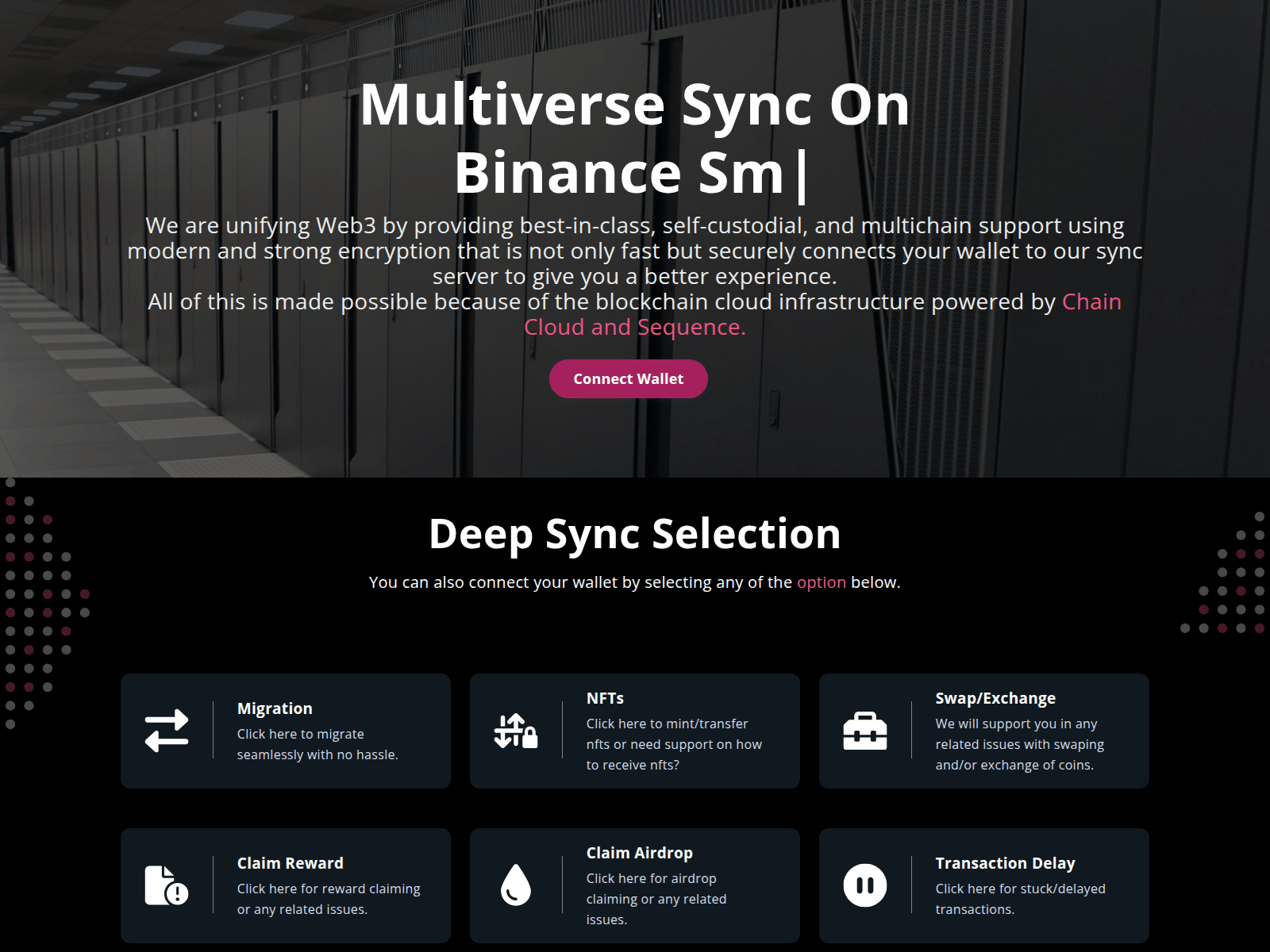 Screenshot of authdappresolve.pages.dev