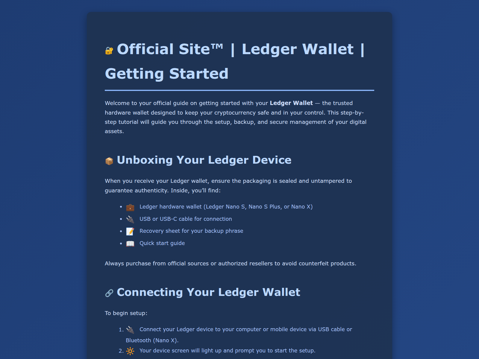 Screenshot of ledger-wallet-auth.pages.dev