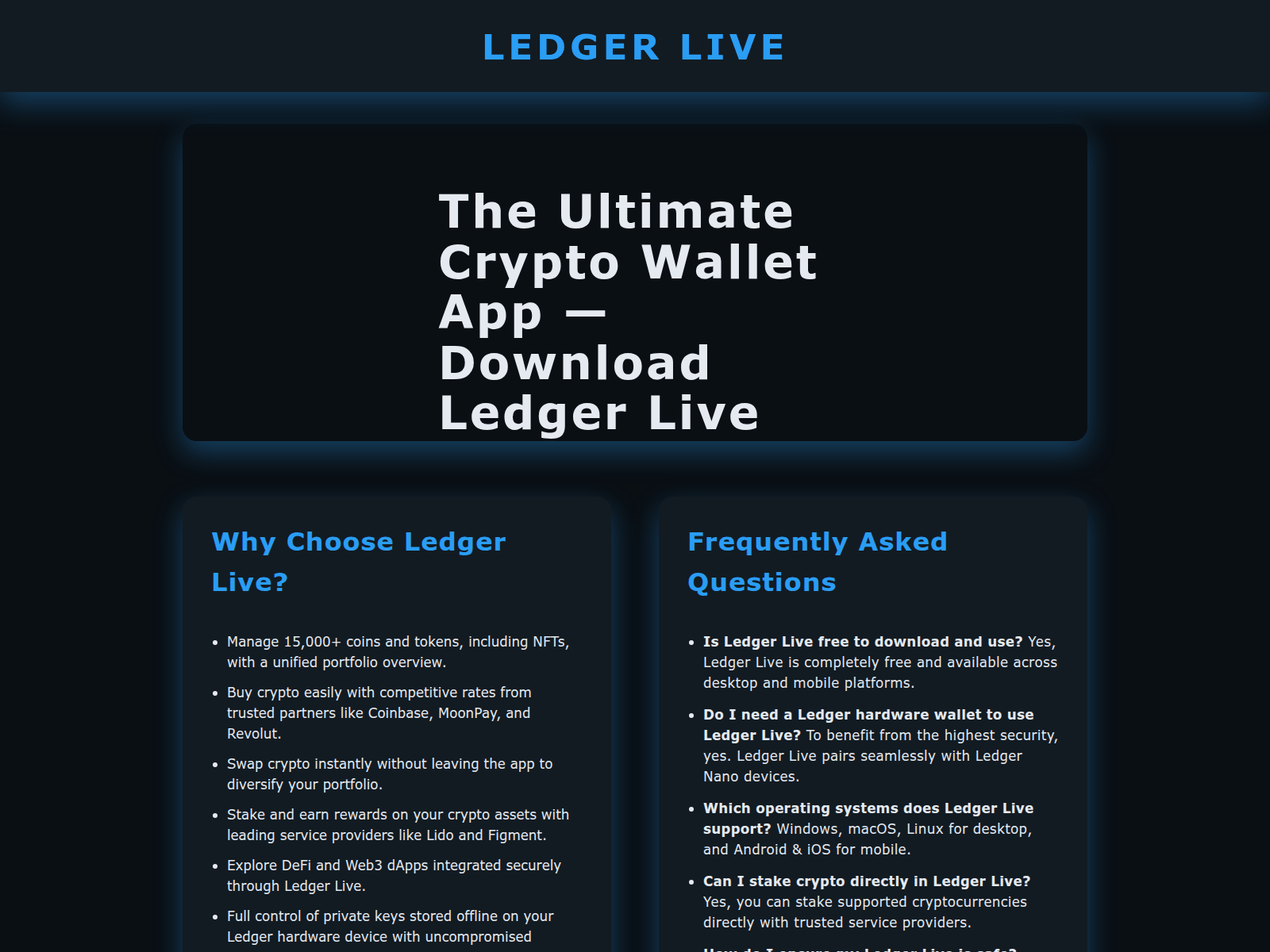 Screenshot of start-ldger-us-en.pages.dev