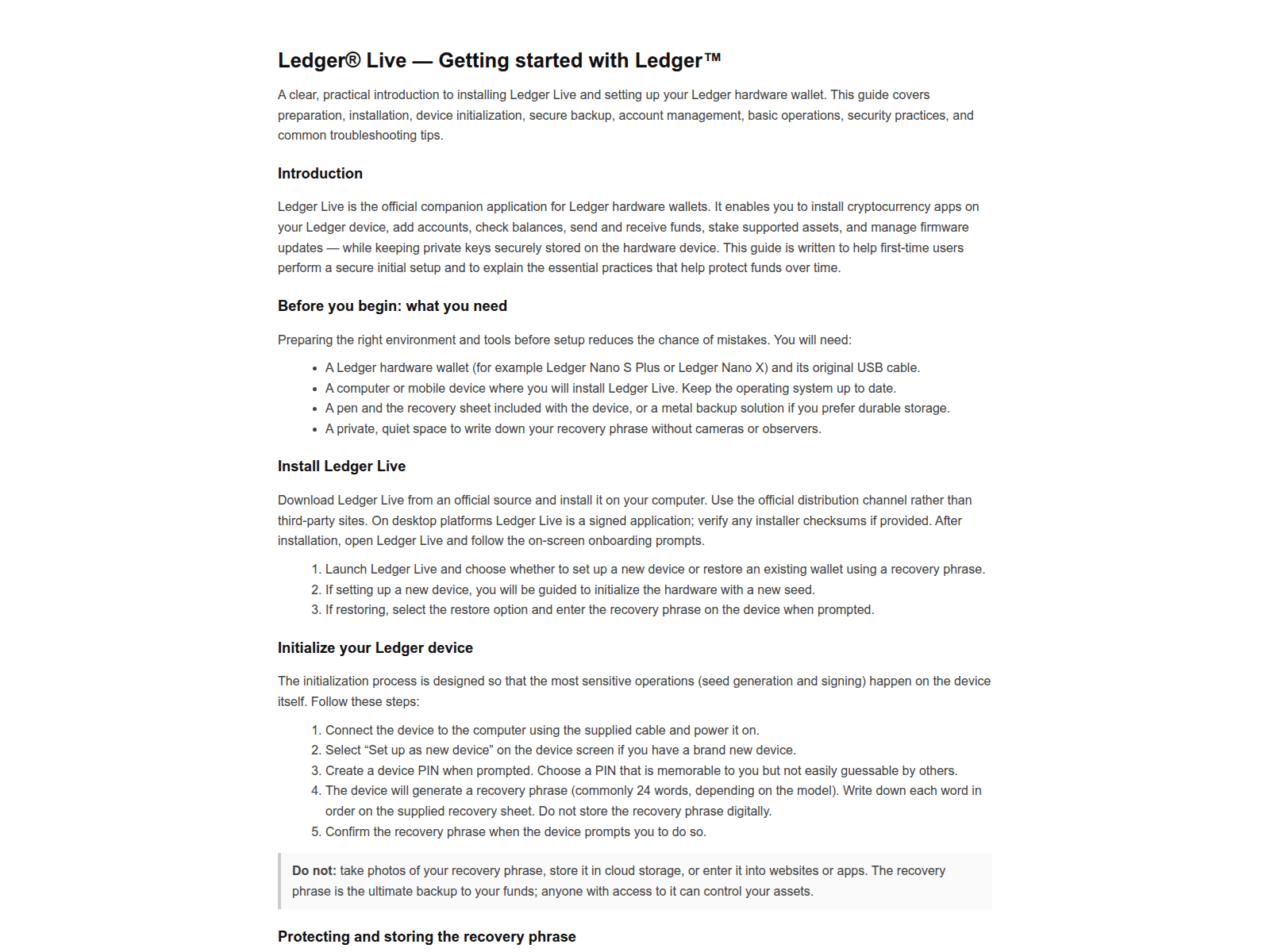 Screenshot of access-ledgerlive-faq.pages.dev