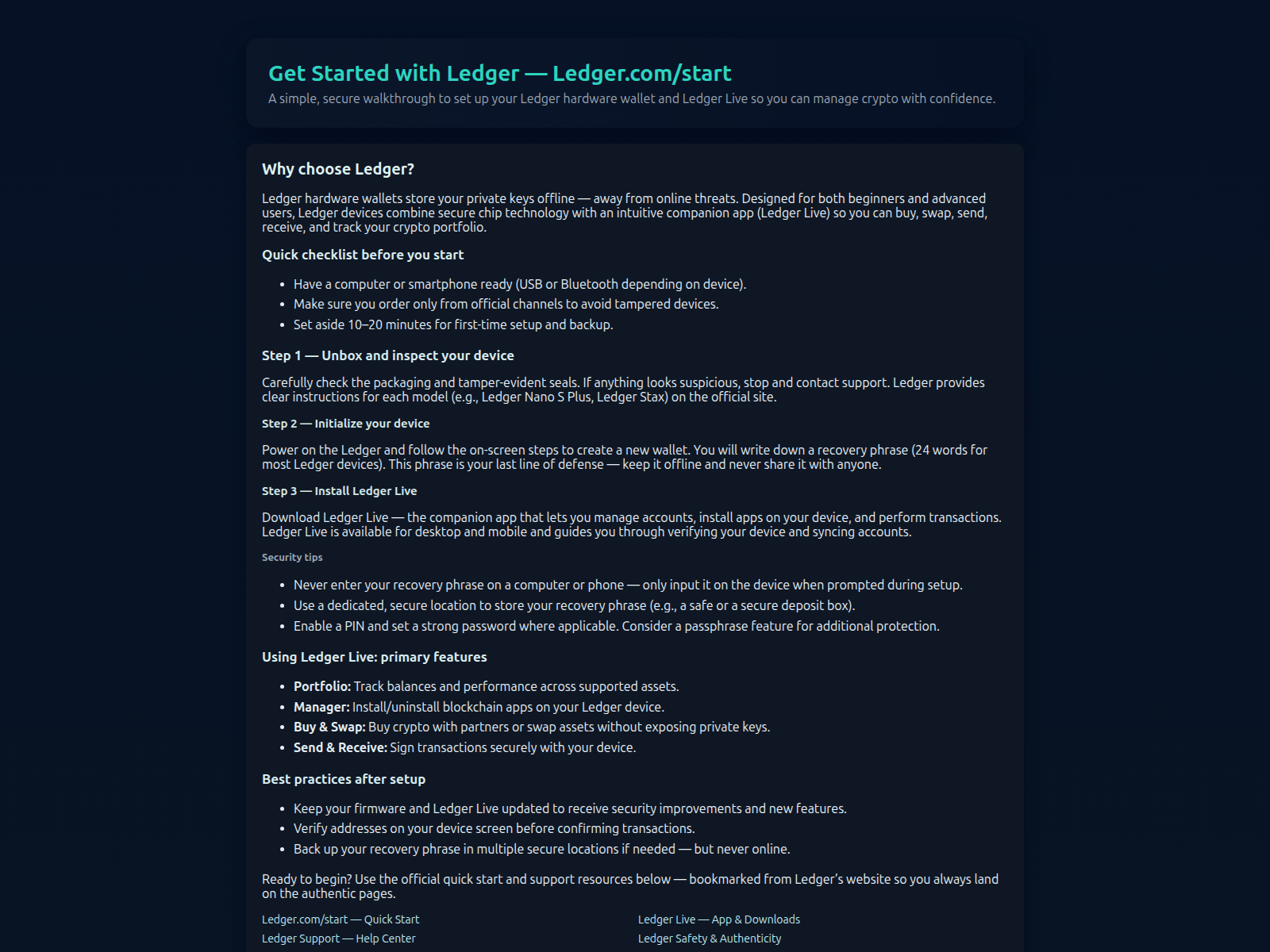 Screenshot of support--ledgrcom-helps-us.pages.dev
