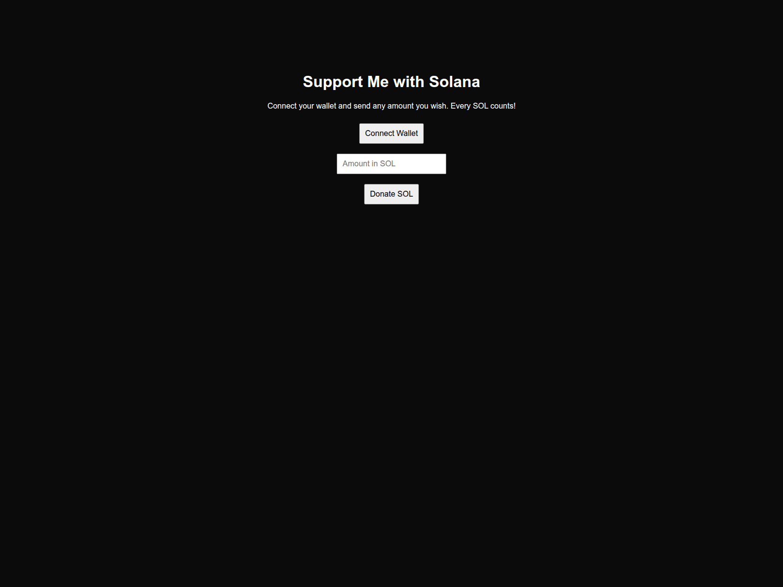 Screenshot of solbagger.pages.dev