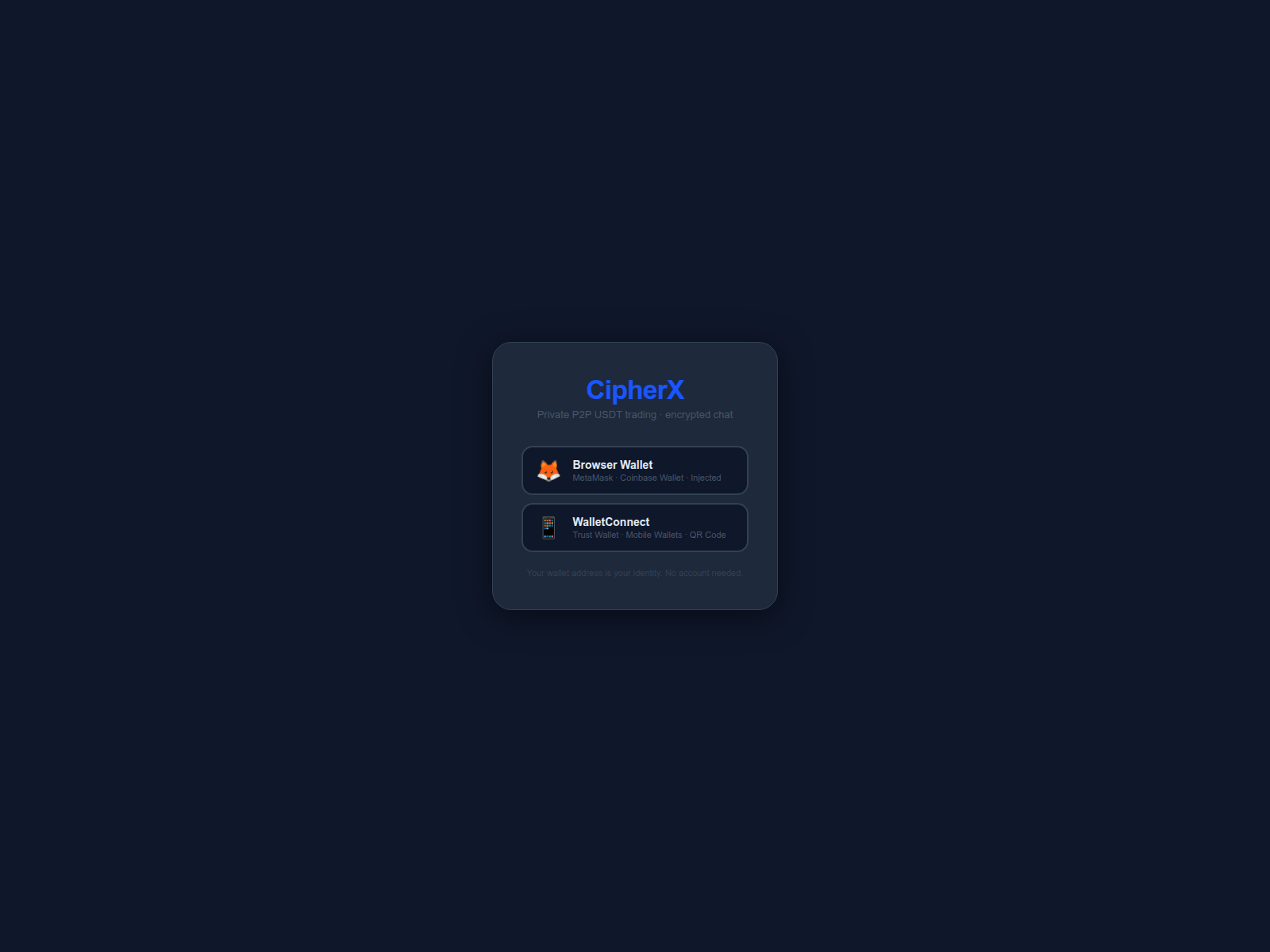 Screenshot of cipherx.app