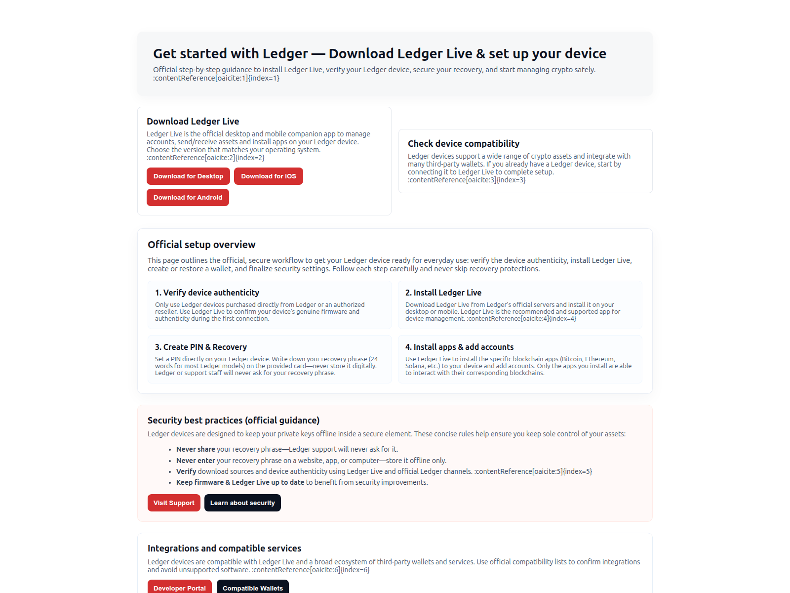 Screenshot of help-start-ledgerlive.pages.dev