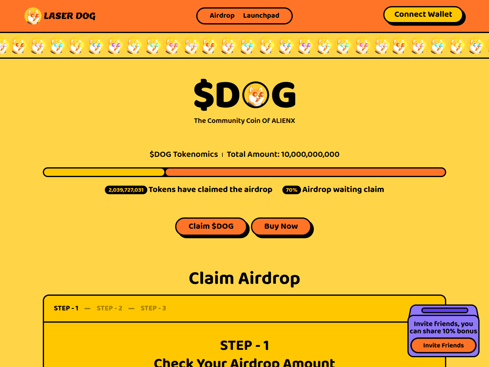 Screenshot of laserdog.pages.dev