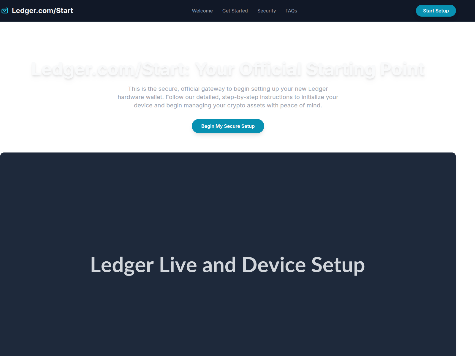 Screenshot of leddgr-com-start.pages.dev
