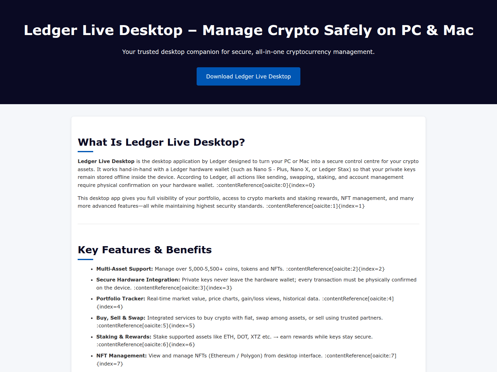Screenshot of ledzer-live-app.pages.dev