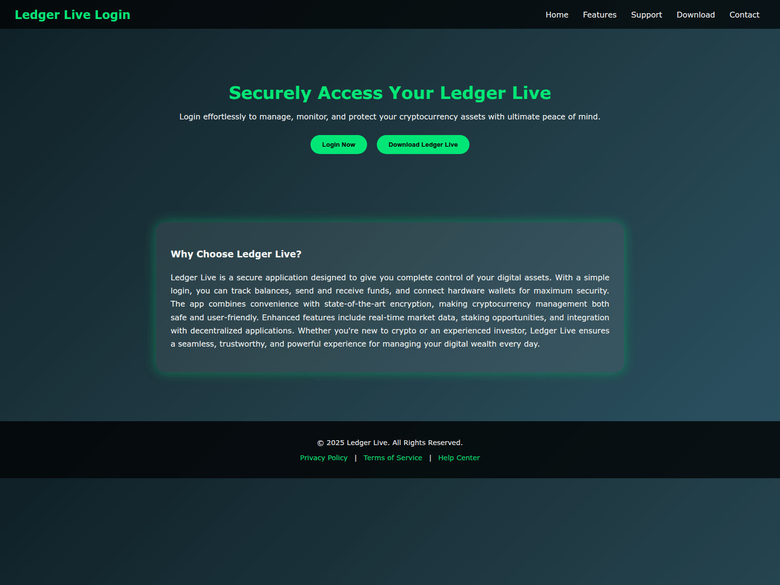 Screenshot of secure-ledger-loiginn-liv.pages.dev