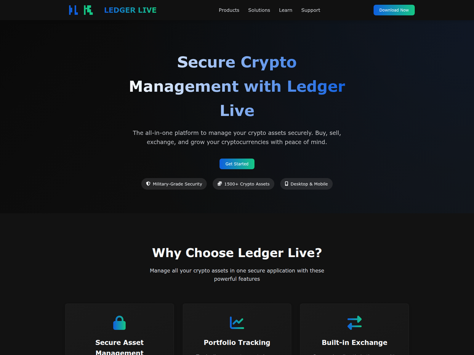 Screenshot of discover-ledger-live-login.pages.dev