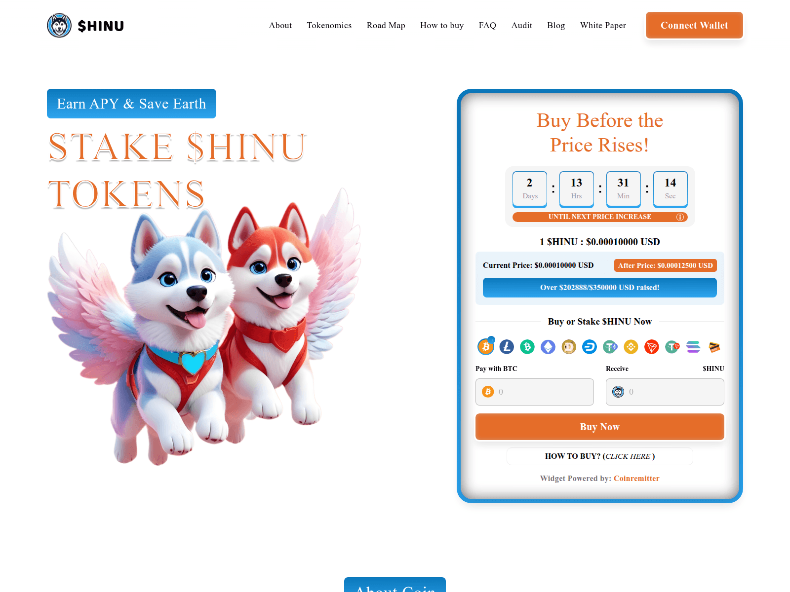 Screenshot of thehuskyinu-io.pages.dev