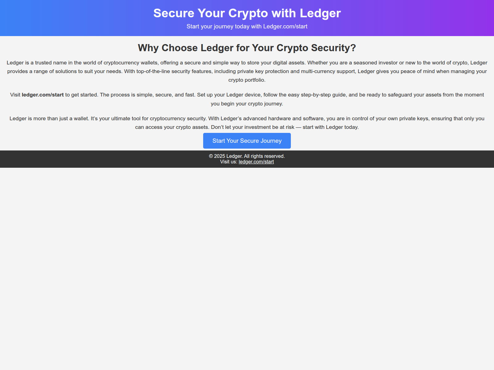 Screenshot of ledger-io-us-com.pages.dev