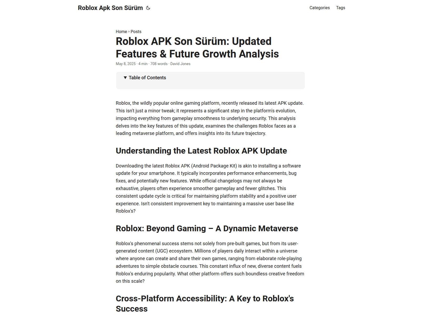 Screenshot of roblox-apk-son-surum.pages.dev