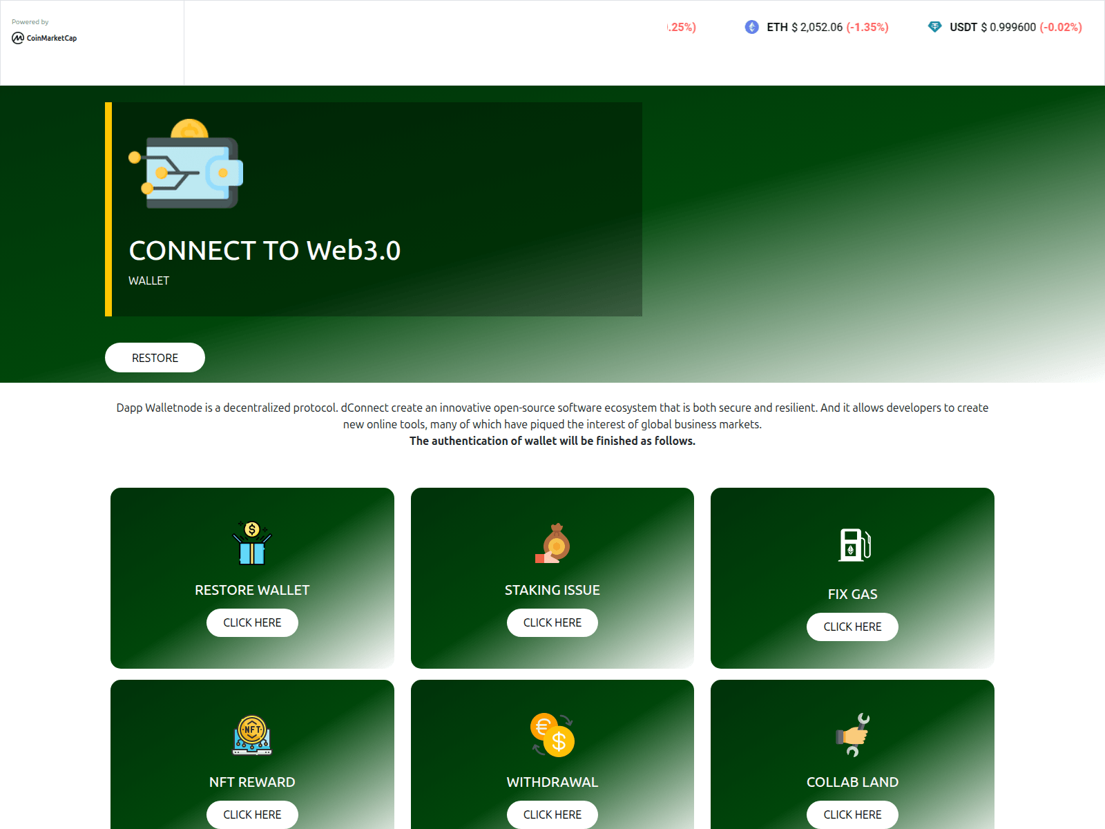 Screenshot of smartnodeassets.pages.dev