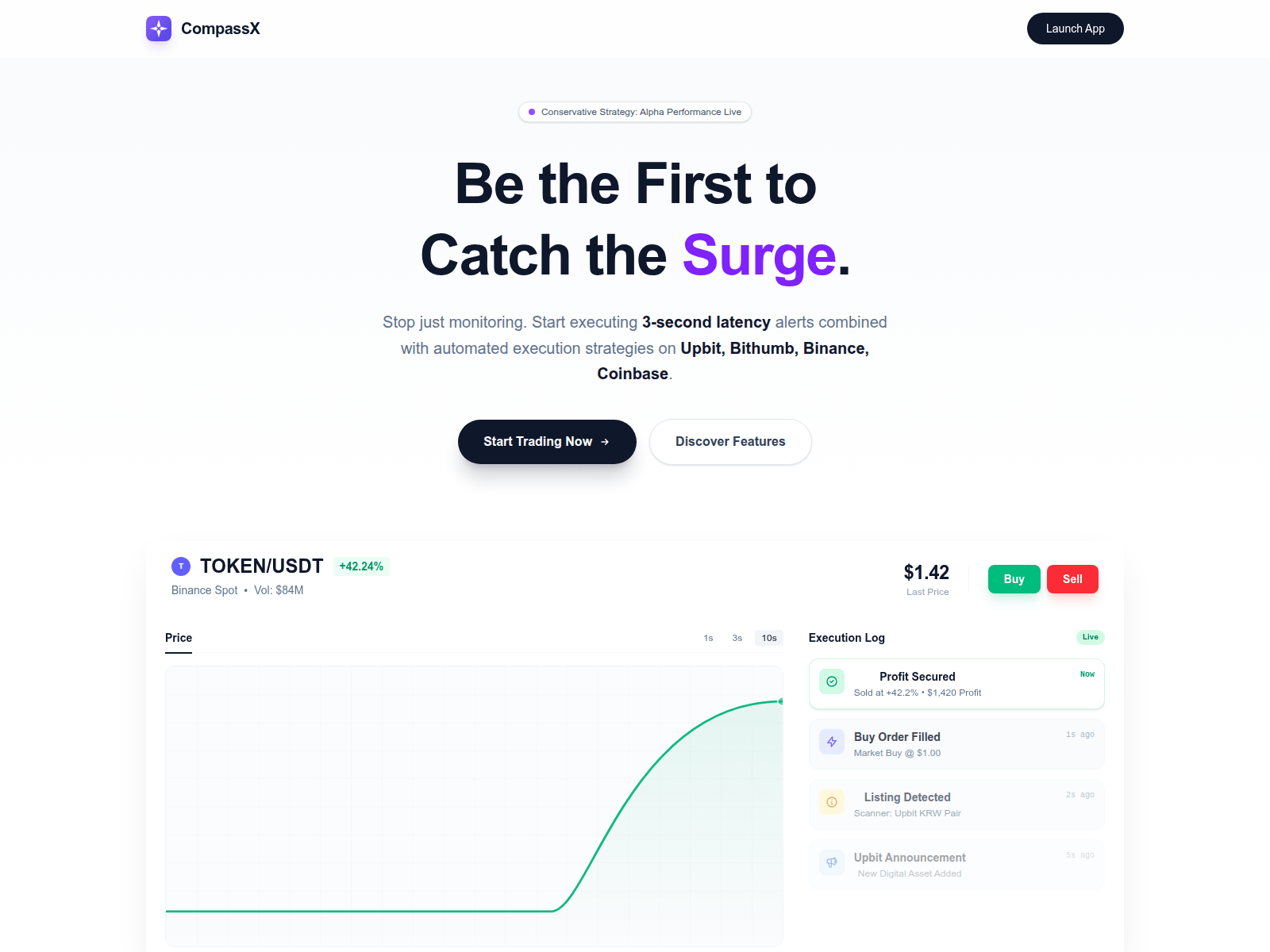 Screenshot of compassx.site