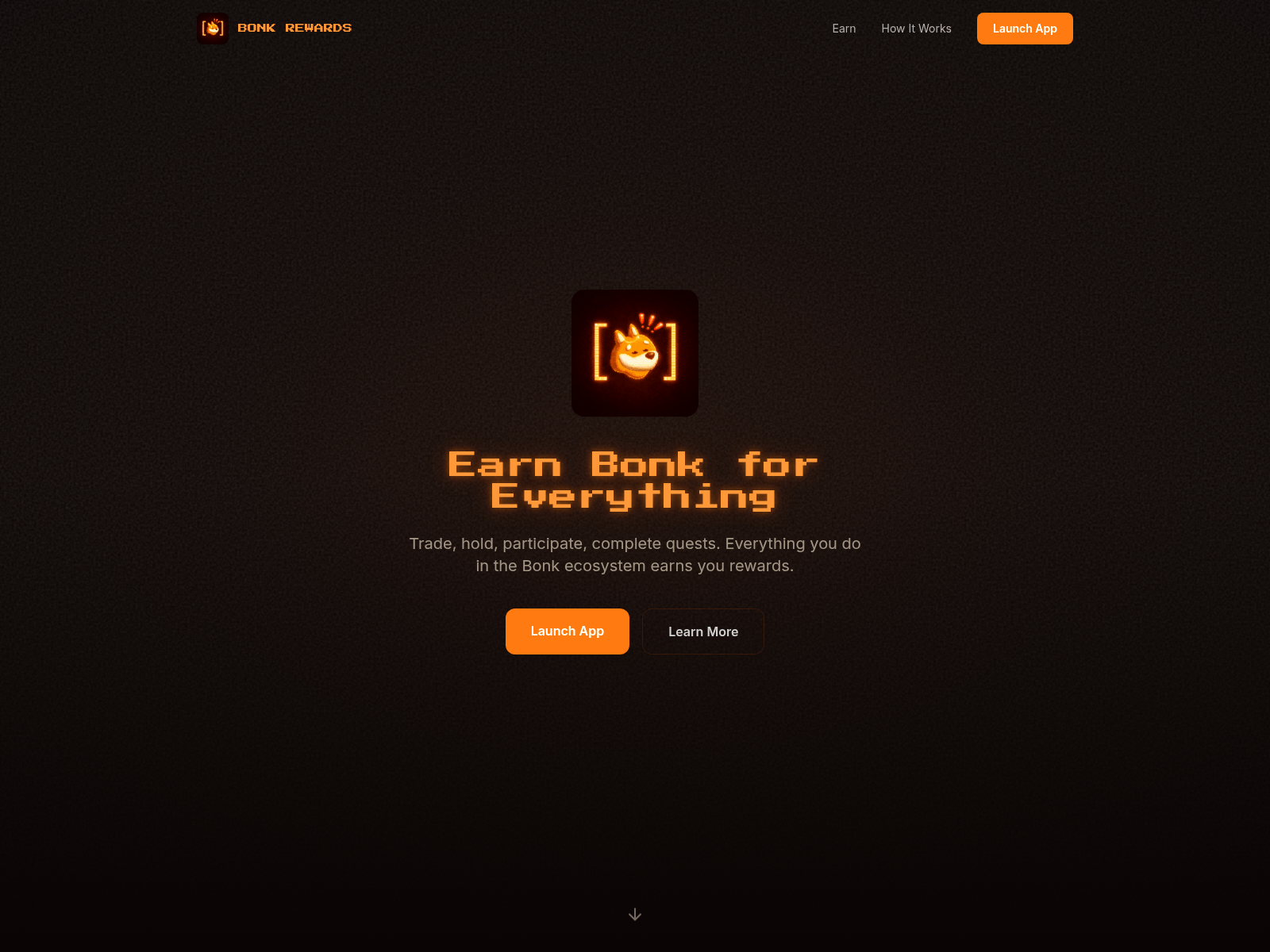 Screenshot of bonkrewards.fun