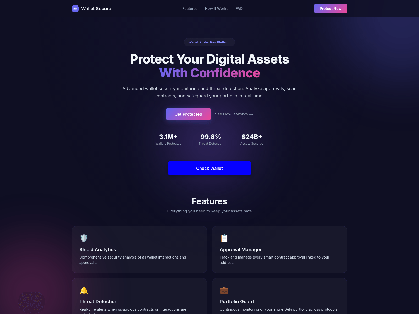 Screenshot of wallet-protect.click