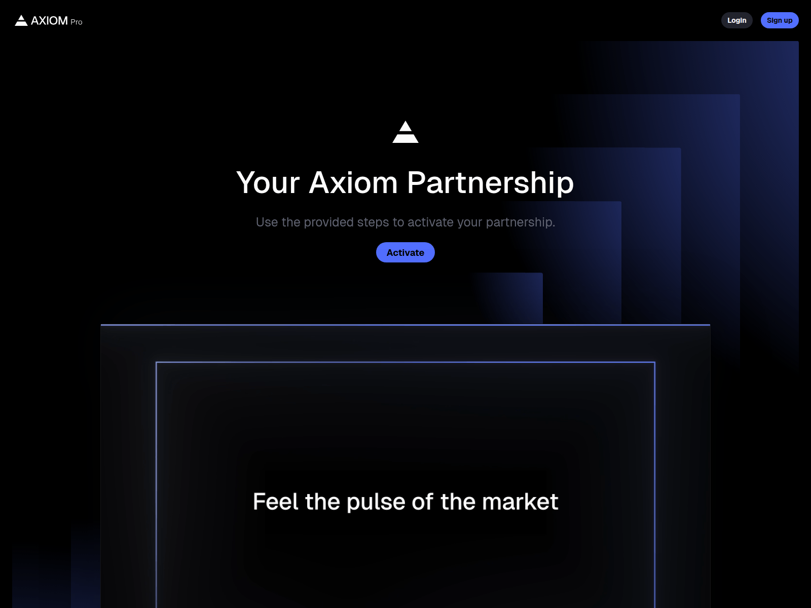 Screenshot of quom.trade