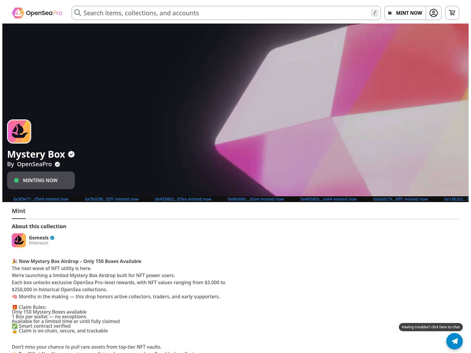Screenshot of airdrop-tokenmints3.vercel.app