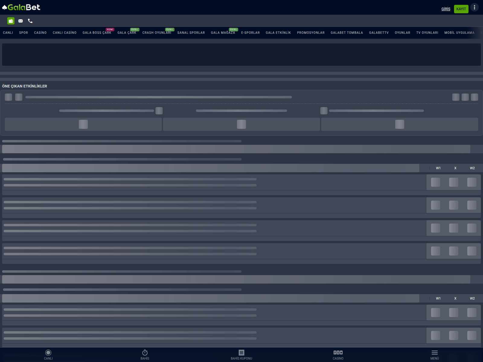 Screenshot of m.galalbet1060.com
