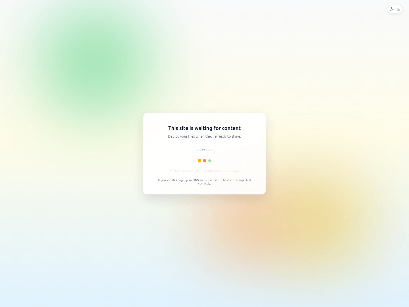 Screenshot of votme.top