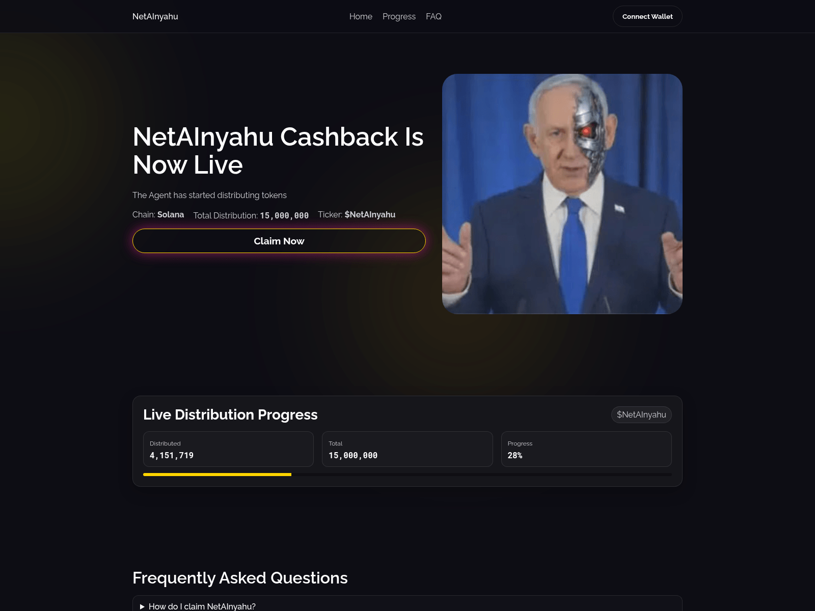 Screenshot of netainyahu.pro