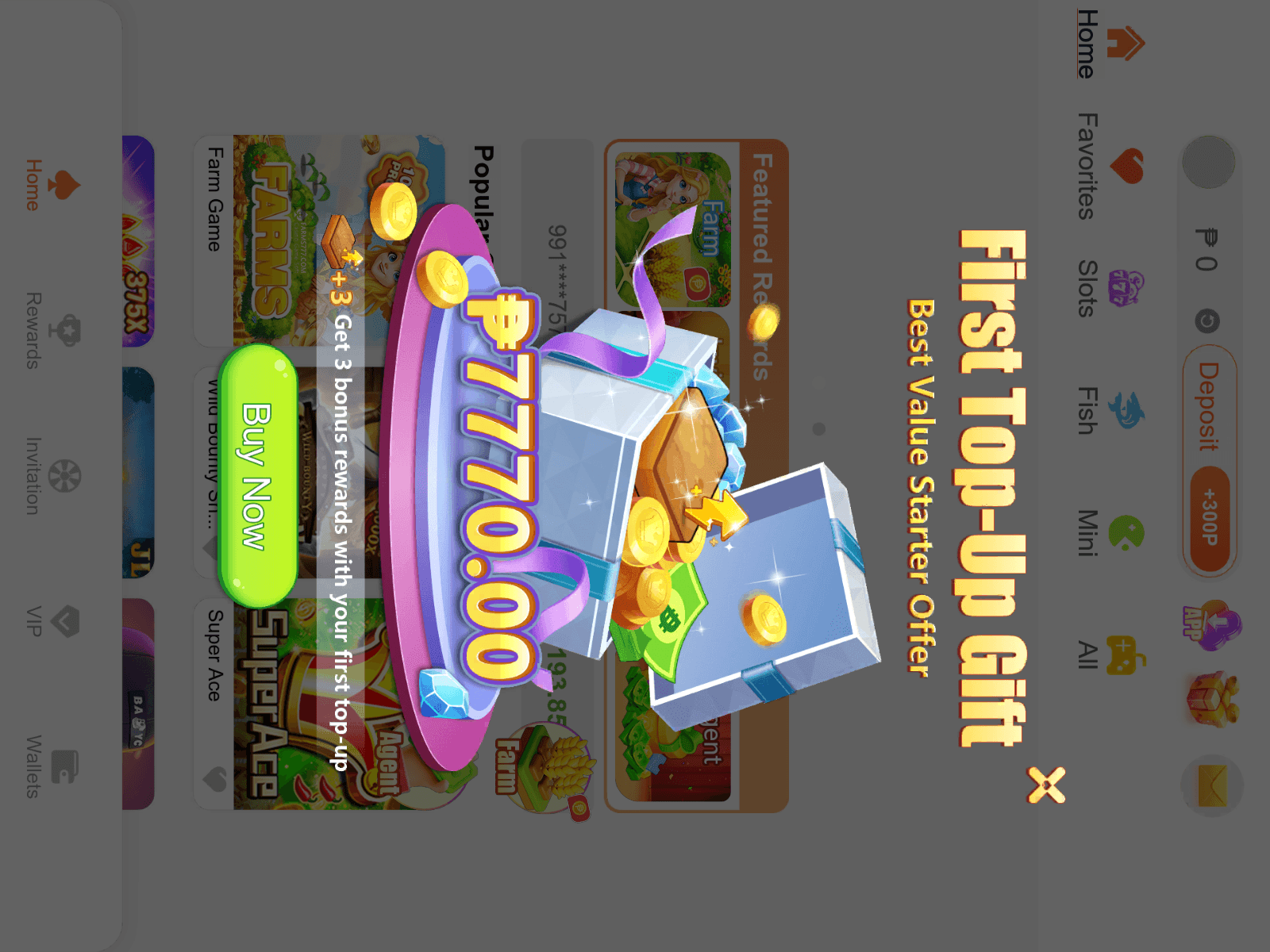Screenshot of h2.farm777slot.com