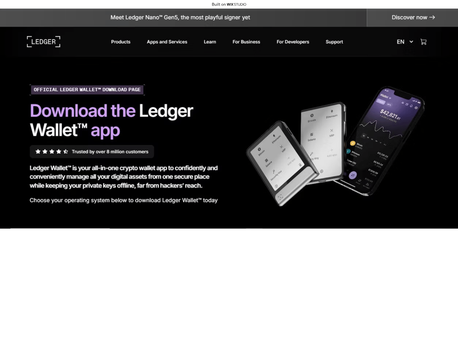Screenshot of desktop-live-apps.wixstudio.com