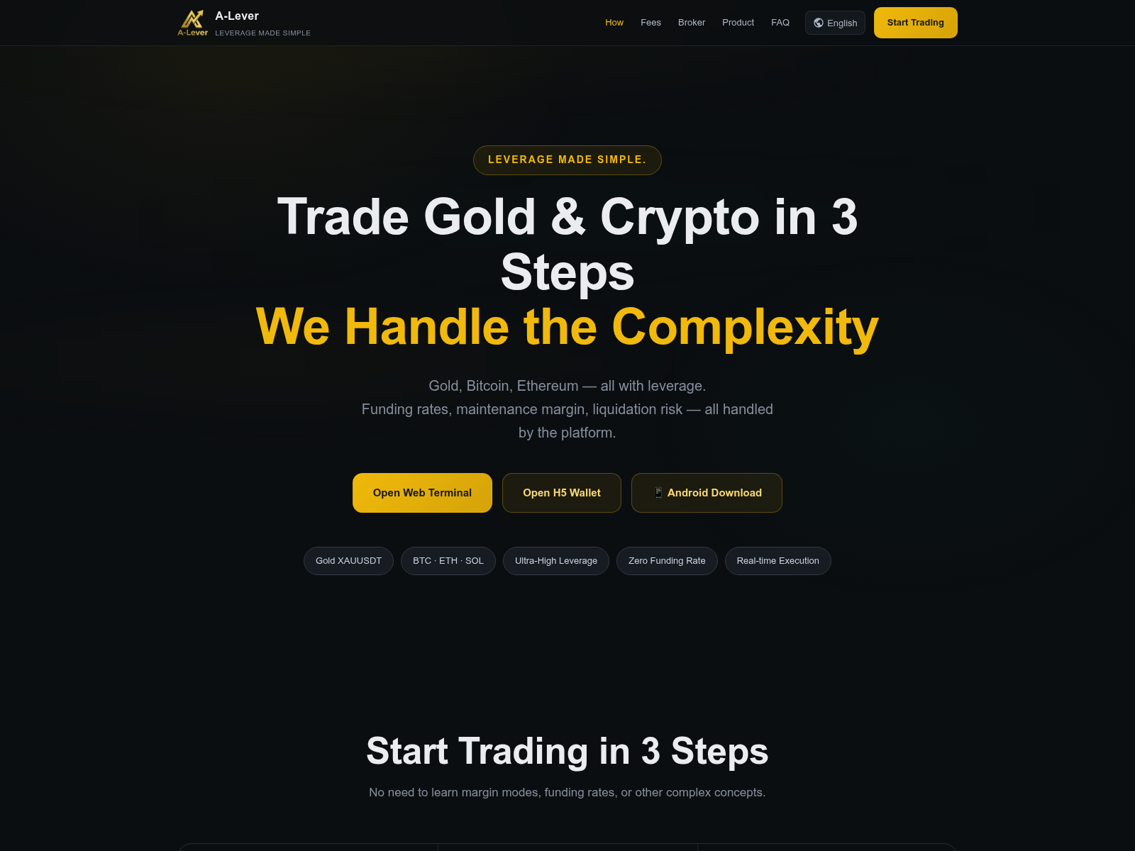 Screenshot of a-lever.com