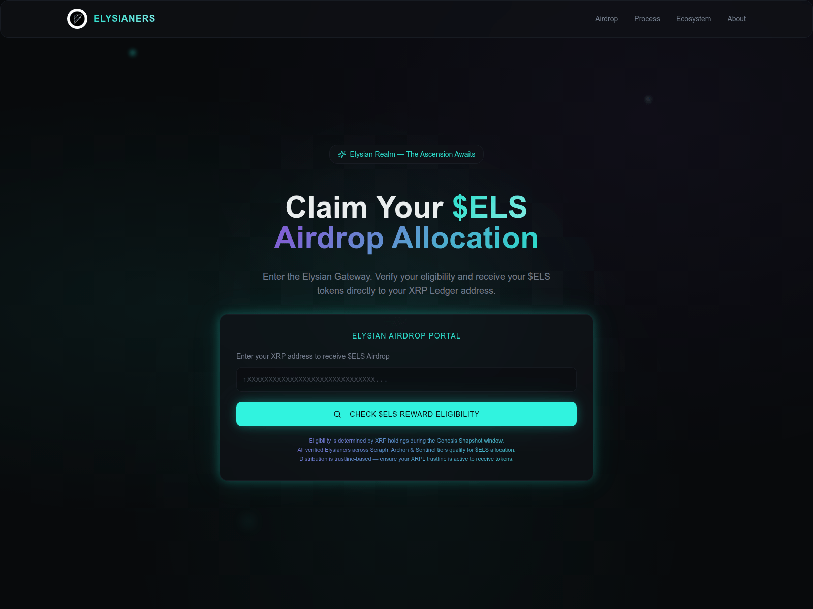 Screenshot of elysianersxrpl.info