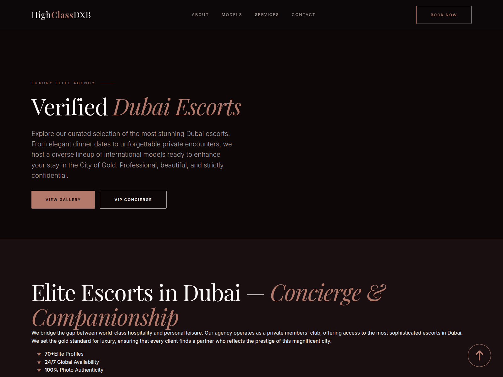 Screenshot of highclassdxb.com