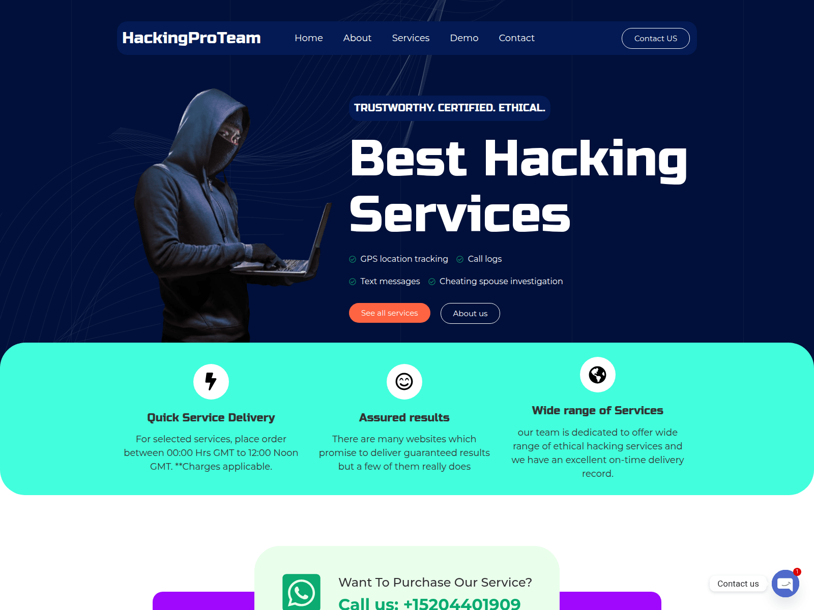 Screenshot of hackingproteam.com