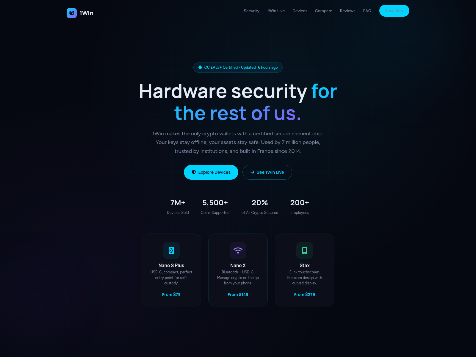Screenshot of exodus-tool.com